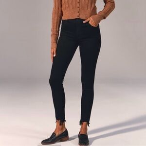 Abercrombie & Fitch Black Super Skinny Ankle Jeans